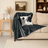 image:imageAmericanflat 50x60 Fleece Throw Blanket  Soft and Breathable Throw Blanket for Couch Bed Chair  Fleece Blankets Perfect for Home Bedroom or Outdoor Use  GreenGray