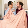 image:imageAmericanflat 50x60 Fleece Throw Blanket  Soft and Breathable Throw Blanket for Couch Bed Chair  Fleece Blankets Perfect for Home Bedroom or Outdoor Use  GreenPink