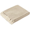 image:imageAmericanflat 50x60 Fleece Throw Blanket  Soft and Breathable Throw Blanket for Couch Bed Chair  Fleece Blankets Perfect for Home Bedroom or Outdoor Use  GreenZaina Camel and Beige Herringbone