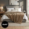 image:imageAmericanflat 50x60 Fleece Throw Blanket  Soft and Breathable Throw Blanket for Couch Bed Chair  Fleece Blankets Perfect for Home Bedroom or Outdoor Use  GreenBrown