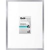 image:imageAmericanflat 18x24 Poster Frame  Matted to 8x10  Slim Molding  Black  Polished plexiglass front hangs vertical or horizontal sawtooth hangers included secure turntab backingSilver