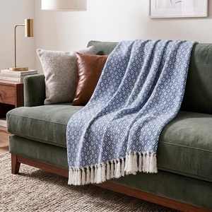 image:imageAmericanflat 50x60 Faux Fur Throw Blanket  Soft and Breathable Throw Blanket for Couch Bed Chair  Green Faux Fur Blankets Perfect for Home Bedroom or Outdoor UseOmala Blue and White Mini Diamond