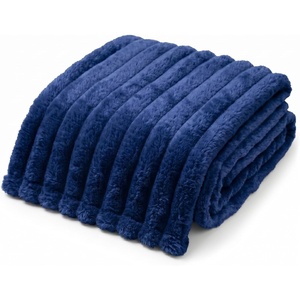 image:imageAmericanflat 50x60 Faux Fur Throw Blanket  Soft and Breathable Throw Blanket for Couch Bed Chair  Green Faux Fur Blankets Perfect for Home Bedroom or Outdoor UseBlue