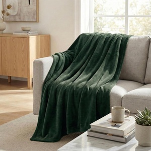 image:imageAmericanflat 50x60 Fleece Throw Blanket  Soft and Breathable Throw Blanket for Couch Bed Chair  Fleece Blankets Perfect for Home Bedroom or Outdoor Use  GreenGreen