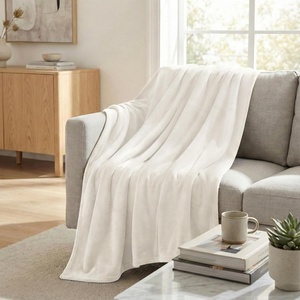 image:imageAmericanflat 50x60 Fleece Throw Blanket  Soft and Breathable Throw Blanket for Couch Bed Chair  Fleece Blankets Perfect for Home Bedroom or Outdoor Use  GreenWhite