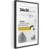 image:imageAmericanflat 10x10 Deep Picture Frame  Matted to 8x8  Black  Shatterresistant glass wall or tabletop display with included easel sawtooth hangers includedBlack