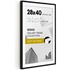 image:imageAmericanflat 10x10 Deep Picture Frame  Matted to 8x8  Black  Shatterresistant glass wall or tabletop display with included easel sawtooth hangers includedBlack