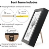 image:imageAmericanflat 10x10 Deep Picture Frame  Matted to 8x8  Black  Shatterresistant glass wall or tabletop display with included easel sawtooth hangers includedBlack