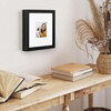 image:imageAmericanflat 10x10 Deep Picture Frame  Matted to 8x8  Black  Shatterresistant glass wall or tabletop display with included easel sawtooth hangers includedBlack