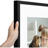 image:imageAmericanflat 10x10 Deep Picture Frame  Matted to 8x8  Black  Shatterresistant glass wall or tabletop display with included easel sawtooth hangers includedBlack
