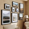 image:imageAmericanflat 10x10 Deep Picture Frame  Matted to 8x8  Black  Shatterresistant glass wall or tabletop display with included easel sawtooth hangers includedBlack