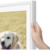image:imageAmericanflat 10x10 Deep Picture Frame  Matted to 8x8  Black  Shatterresistant glass wall or tabletop display with included easel sawtooth hangers includedWhite