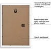 image:imageAmericanflat 10x10 Deep Picture Frame  Matted to 8x8  Black  Shatterresistant glass wall or tabletop display with included easel sawtooth hangers includedWhite