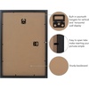 image:imageAmericanflat 10x10 Deep Picture Frame  Matted to 8x8  Black  Shatterresistant glass wall or tabletop display with included easel sawtooth hangers includedBlack