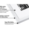image:imageAmericanflat 10x10 Deep Picture Frame  Matted to 8x8  Black  Shatterresistant glass wall or tabletop display with included easel sawtooth hangers includedWhite
