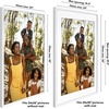 image:imageAmericanflat 10x10 Deep Picture Frame  Matted to 8x8  Black  Shatterresistant glass wall or tabletop display with included easel sawtooth hangers includedWhite