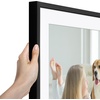 image:imageAmericanflat 10x10 Deep Picture Frame  Matted to 8x8  Black  Shatterresistant glass wall or tabletop display with included easel sawtooth hangers includedBlack