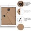 image:imageAmericanflat 10x10 Deep Picture Frame  Matted to 8x8  Black  Shatterresistant glass wall or tabletop display with included easel sawtooth hangers includedWhite
