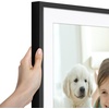 image:imageAmericanflat 10x10 Deep Picture Frame  Matted to 8x8  Black  Shatterresistant glass wall or tabletop display with included easel sawtooth hangers includedBlack