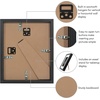 image:imageAmericanflat 10x10 Deep Picture Frame  Matted to 8x8  Black  Shatterresistant glass wall or tabletop display with included easel sawtooth hangers includedBlack