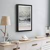 image:imageAmericanflat 10x10 Deep Picture Frame  Matted to 8x8  Black  Shatterresistant glass wall or tabletop display with included easel sawtooth hangers includedBlack