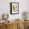 image:imageAmericanflat 10x10 Deep Picture Frame  Matted to 8x8  Black  Shatterresistant glass wall or tabletop display with included easel sawtooth hangers includedBlack