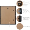 image:imageAmericanflat 10x10 Deep Picture Frame  Matted to 8x8  Black  Shatterresistant glass wall or tabletop display with included easel sawtooth hangers includedBlack