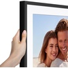 image:imageAmericanflat 10x10 Deep Picture Frame  Matted to 8x8  Black  Shatterresistant glass wall or tabletop display with included easel sawtooth hangers includedBlack