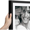 image:imageAmericanflat 10x10 Deep Picture Frame  Matted to 8x8  Black  Shatterresistant glass wall or tabletop display with included easel sawtooth hangers includedBlack