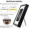 image:imageAmericanflat 10x10 Deep Picture Frame  Matted to 8x8  Black  Shatterresistant glass wall or tabletop display with included easel sawtooth hangers includedBlack