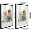 image:imageAmericanflat 10x10 Deep Picture Frame  Matted to 8x8  Black  Shatterresistant glass wall or tabletop display with included easel sawtooth hangers includedBlack