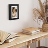 image:imageAmericanflat 10x10 Deep Picture Frame  Matted to 8x8  Black  Shatterresistant glass wall or tabletop display with included easel sawtooth hangers includedBlack