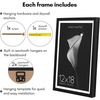 image:imageAmericanflat 10x10 Deep Picture Frame  Matted to 8x8  Black  Shatterresistant glass wall or tabletop display with included easel sawtooth hangers includedBlack