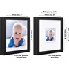 image:imageAmericanflat 10x10 Deep Picture Frame  Matted to 8x8  Black  Shatterresistant glass wall or tabletop display with included easel sawtooth hangers includedBlack