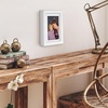 image:imageAmericanflat 10x10 Deep Picture Frame  Matted to 8x8  Black  Shatterresistant glass wall or tabletop display with included easel sawtooth hangers includedWhite