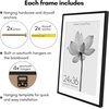 image:imageAmericanflat 10x10 Deep Picture Frame  Matted to 8x8  Black  Shatterresistant glass wall or tabletop display with included easel sawtooth hangers includedBlack