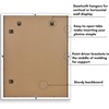 image:imageAmericanflat 10x10 Deep Picture Frame  Matted to 8x8  Black  Shatterresistant glass wall or tabletop display with included easel sawtooth hangers includedWhite