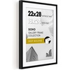 image:imageAmericanflat 10x10 Deep Picture Frame  Matted to 8x8  Black  Shatterresistant glass wall or tabletop display with included easel sawtooth hangers includedBlack