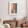 image:imageAmericanflat 10x10 Deep Picture Frame  Matted to 8x8  Black  Shatterresistant glass wall or tabletop display with included easel sawtooth hangers includedWhite