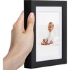 image:imageAmericanflat 10x10 Deep Picture Frame  Matted to 8x8  Black  Shatterresistant glass wall or tabletop display with included easel sawtooth hangers includedBlack