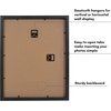 image:imageAmericanflat 10x10 Deep Picture Frame  Matted to 8x8  Black  Shatterresistant glass wall or tabletop display with included easel sawtooth hangers includedBlack