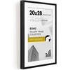 image:imageAmericanflat 10x10 Deep Picture Frame  Matted to 8x8  Black  Shatterresistant glass wall or tabletop display with included easel sawtooth hangers includedBlack