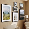 image:imageAmericanflat 10x10 Deep Picture Frame  Matted to 8x8  Black  Shatterresistant glass wall or tabletop display with included easel sawtooth hangers includedBlack