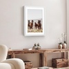 image:imageAmericanflat 10x10 Deep Picture Frame  Matted to 8x8  Black  Shatterresistant glass wall or tabletop display with included easel sawtooth hangers includedWhite