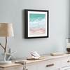 image:imageAmericanflat 10x10 Deep Picture Frame  Matted to 8x8  Black  Shatterresistant glass wall or tabletop display with included easel sawtooth hangers includedBlack