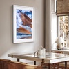 image:imageAmericanflat 10x10 Deep Picture Frame  Matted to 8x8  Black  Shatterresistant glass wall or tabletop display with included easel sawtooth hangers includedWhite