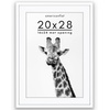 image:imageAmericanflat 10x10 Deep Picture Frame  Matted to 8x8  Black  Shatterresistant glass wall or tabletop display with included easel sawtooth hangers includedWhite