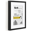 image:imageAmericanflat 10x10 Deep Picture Frame  Matted to 8x8  Black  Shatterresistant glass wall or tabletop display with included easel sawtooth hangers includedBlack