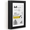 image:imageAmericanflat 10x10 Deep Picture Frame  Matted to 8x8  Black  Shatterresistant glass wall or tabletop display with included easel sawtooth hangers includedBlack