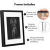image:imageAmericanflat 10x10 Deep Picture Frame  Matted to 8x8  Black  Shatterresistant glass wall or tabletop display with included easel sawtooth hangers includedBlack